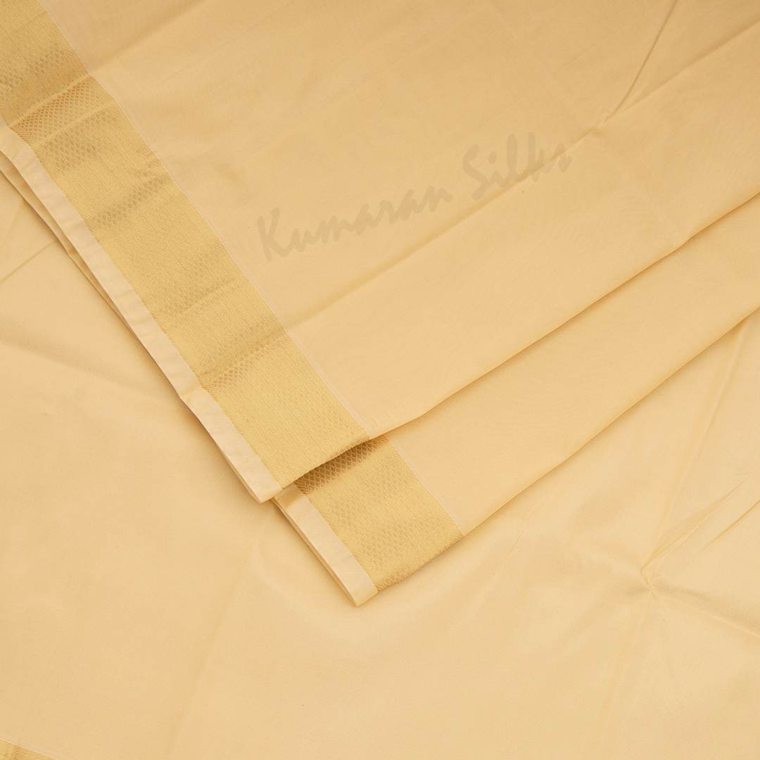 Sandal Semi Silk 8 Mozham Dhoti With Matching Shirt Material 06 - Kumaran Silks