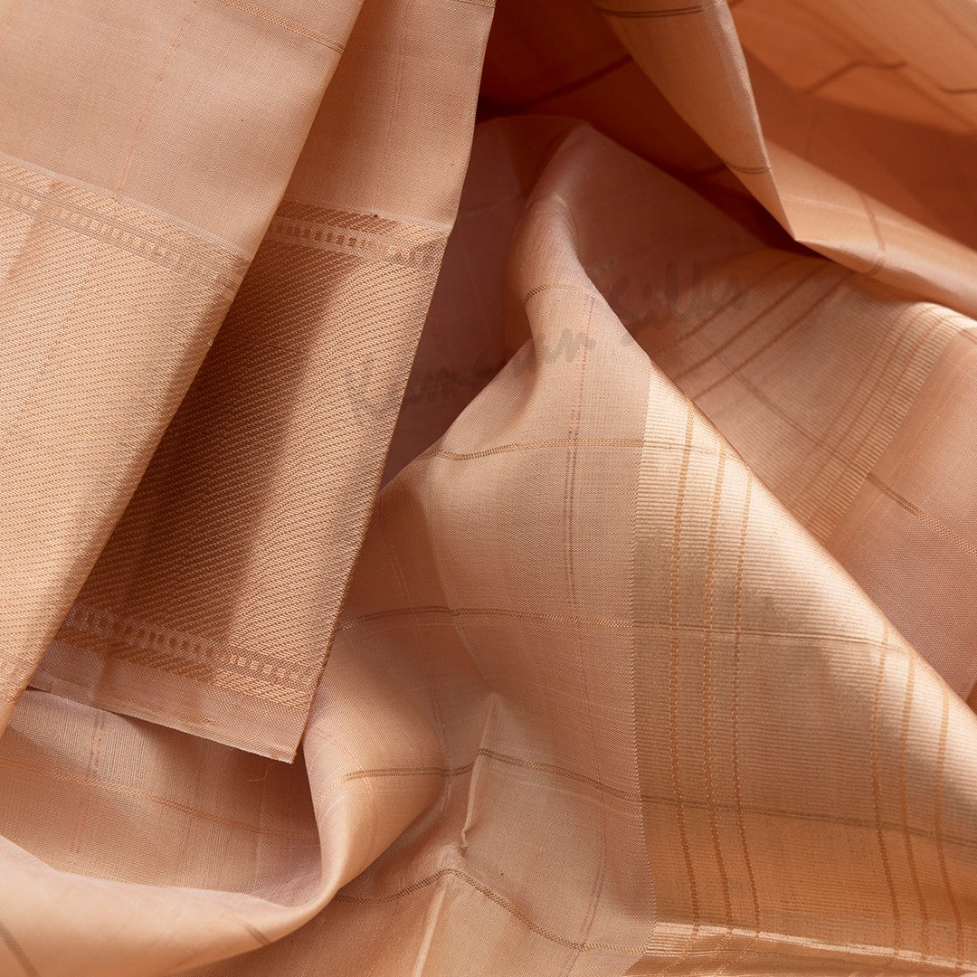 Copper Pure Silk 8 Mozham Dhoti And Matching Shirt - Kumaran Silks