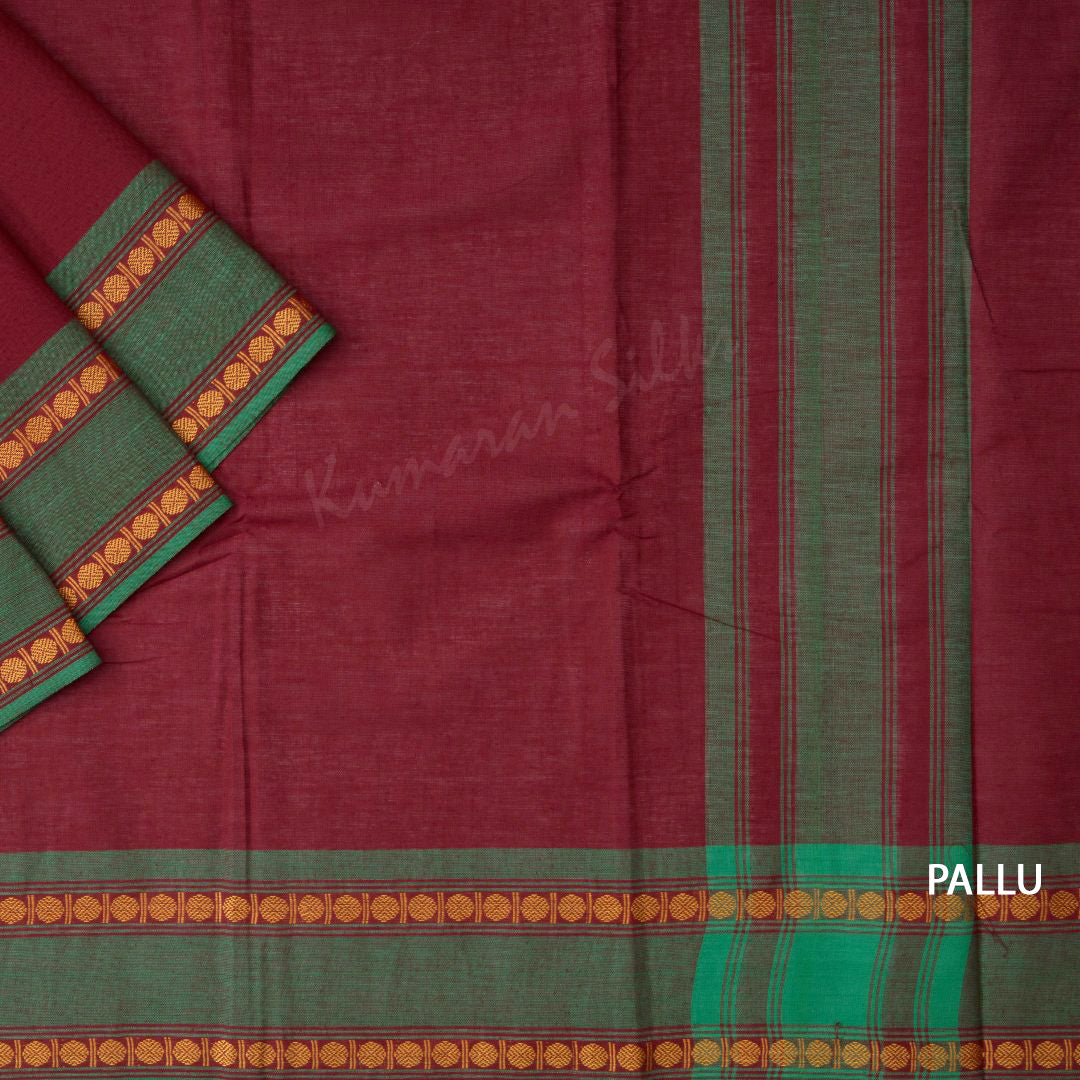 Red & Green Kuchipudi Bharatanatyam Dance Practice Saree Pure Cotton Sarees