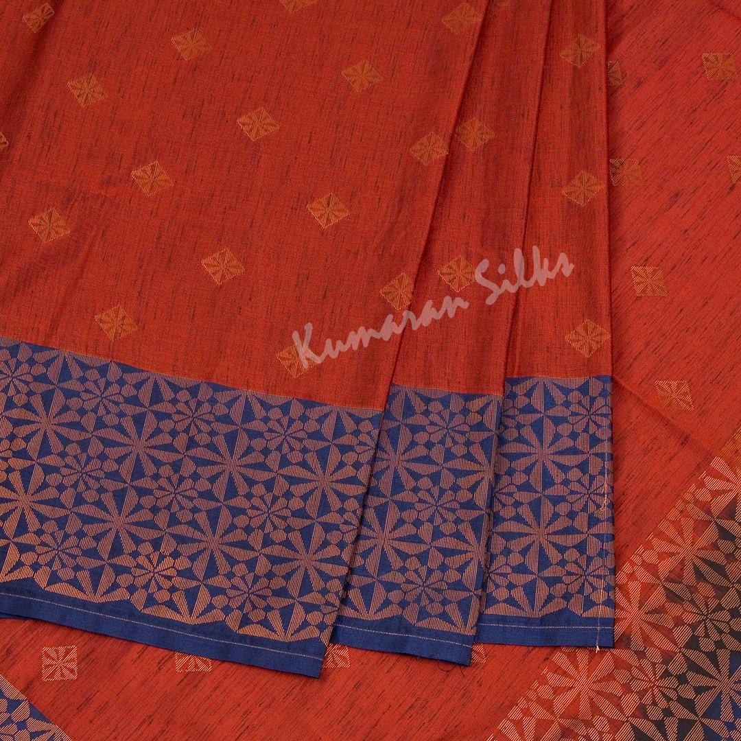 Semi Soft Silk Maroon Zari Worked Saree - Kumaran Silks