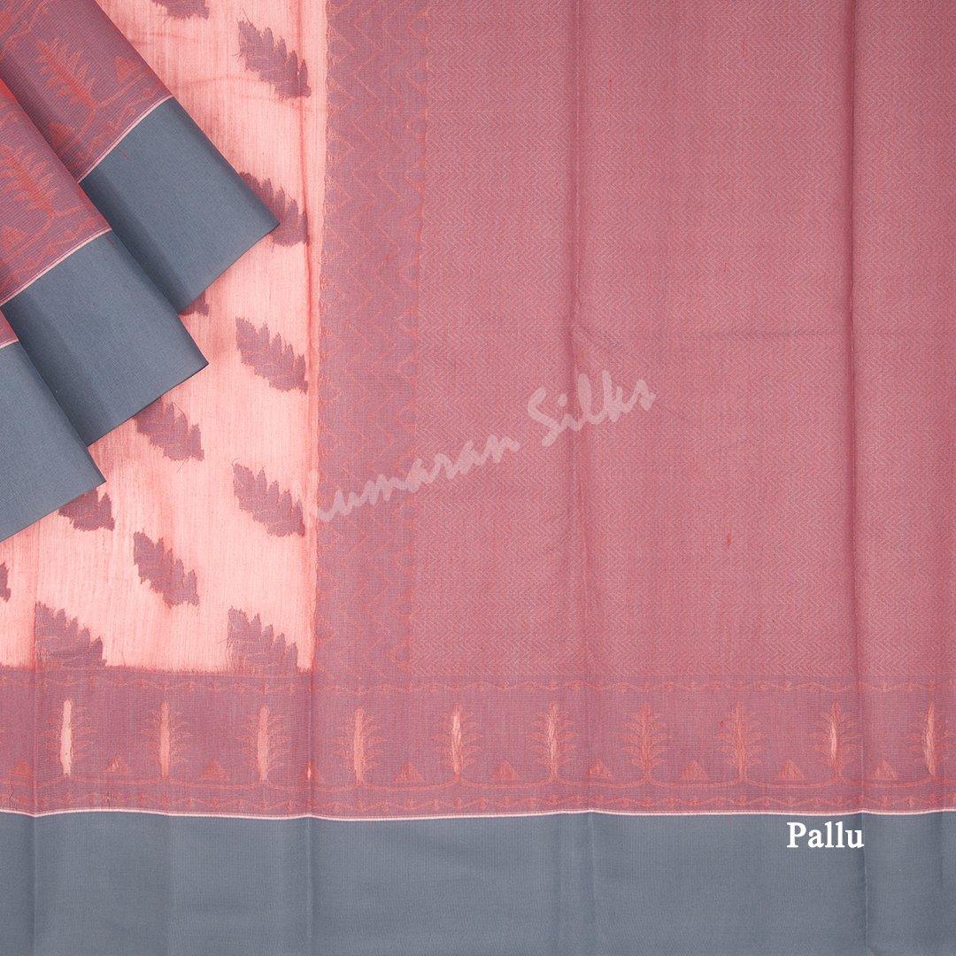 Silk Cotton Shot Colour Embossed Saree With Contrast Border - Kumaran Silks