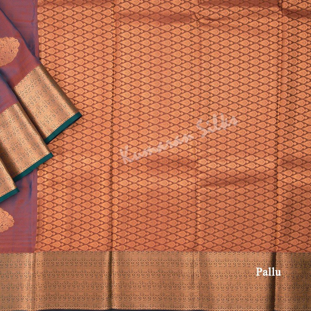 Semi Silk Shot Colour Embossed Saree 02 - Kumaran Silks