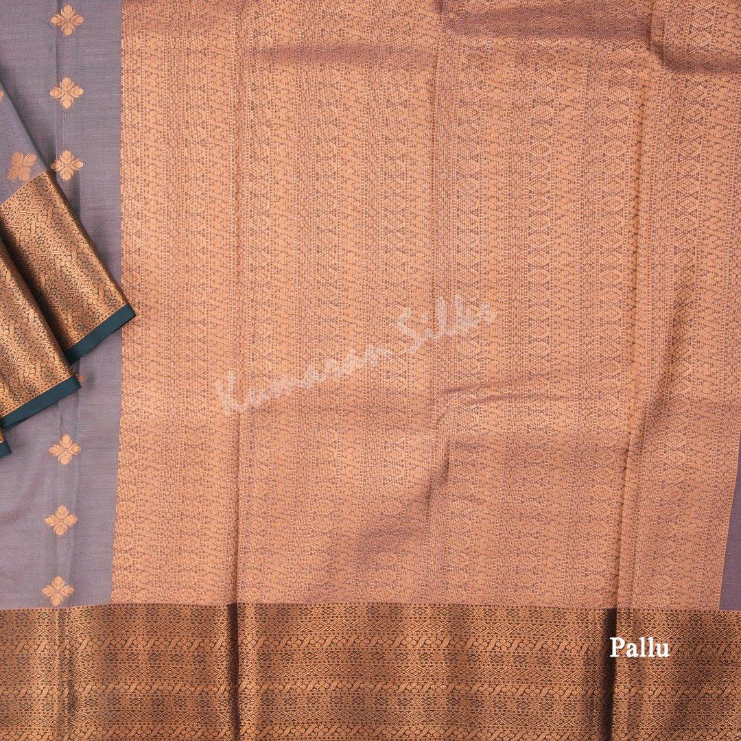 Semi Silk Shot Colour Embossed Saree 04 - Kumaran Silks