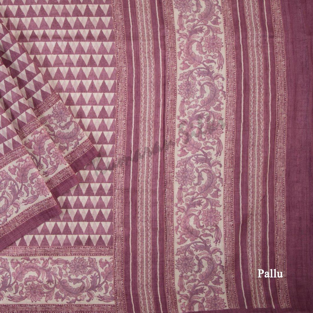 Semi Raw Silk Printed Multi Colour Saree 09 - Kumaran Silks