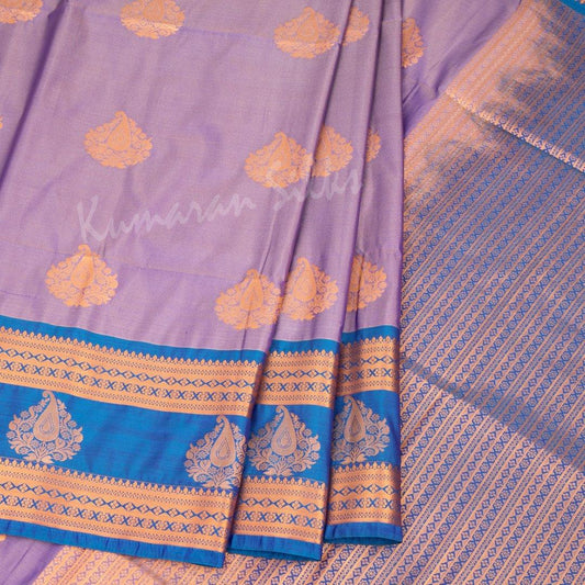 Semi Soft Silk Shot Colour Zari Worked Saree - Kumaran Silks