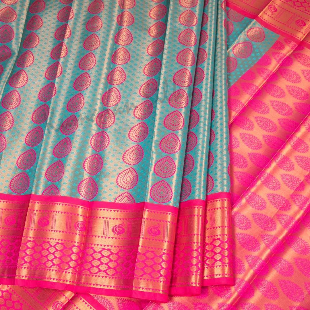 Semi Silk Tissue Shot Colour Saree - Kumaran Silks