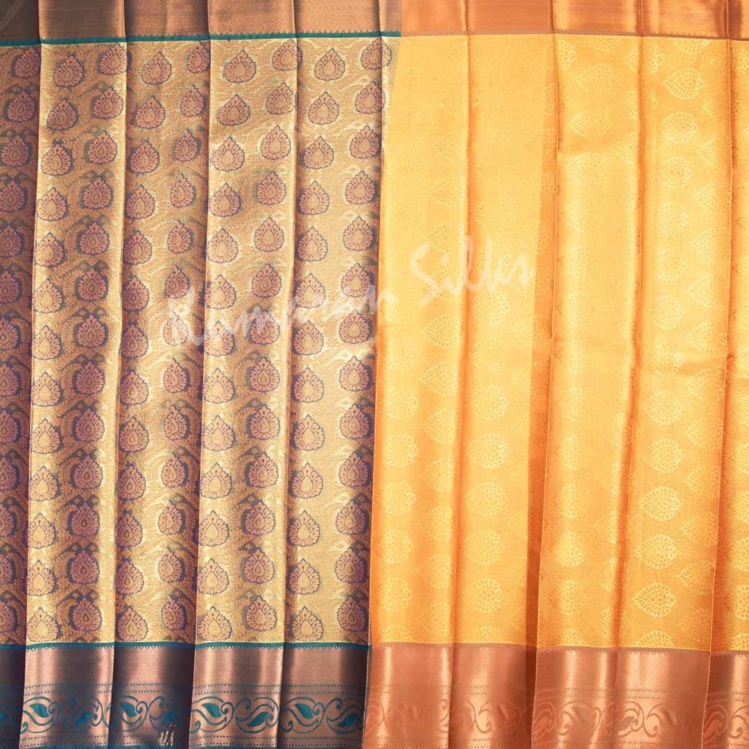 Semi Silk Tissue Gold Saree 02 - Kumaran Silks