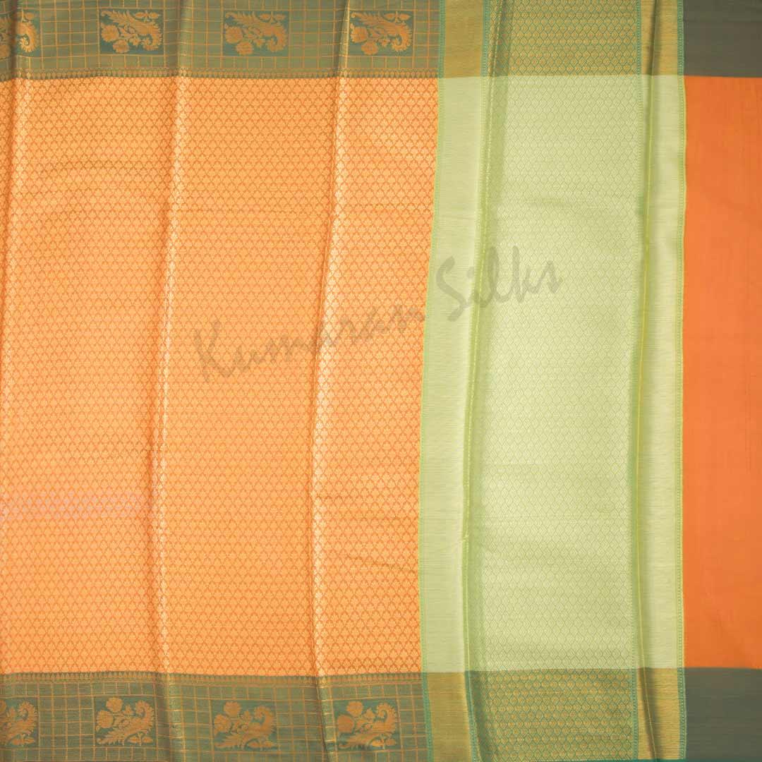 Ranvi Silk Orange Saree 13 - Kumaran Silks