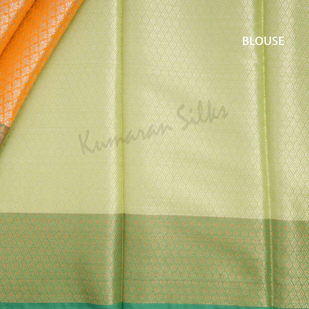 Ranvi Silk Orange Saree 13 - Kumaran Silks