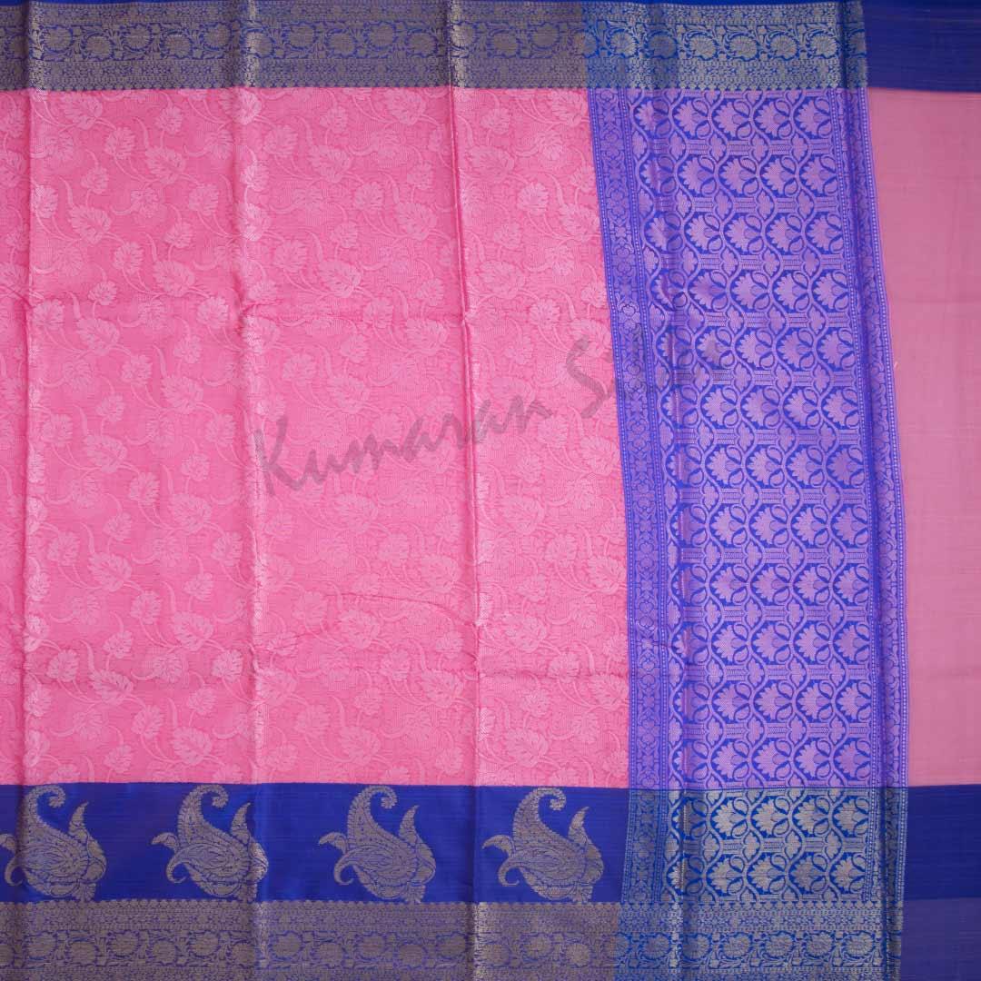 Ranvi Silk Hot Pink Saree 03 - Kumaran Silks