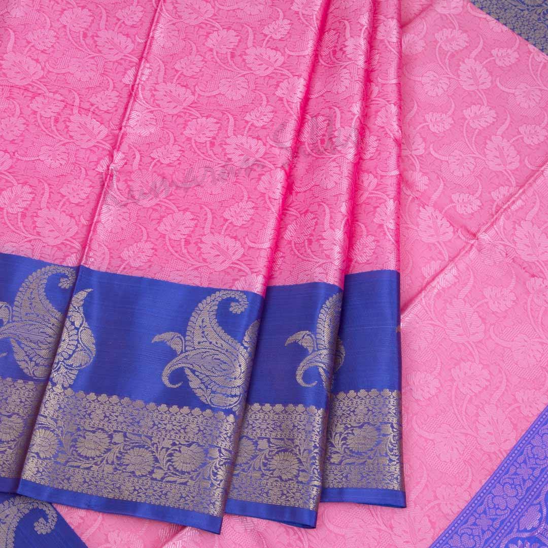 Ranvi Silk Hot Pink Saree 03 - Kumaran Silks