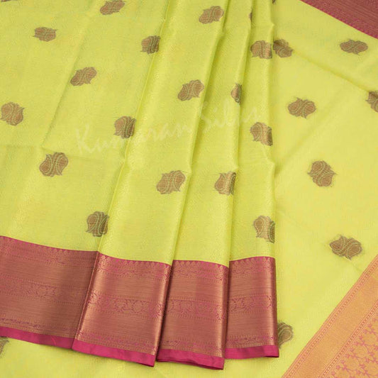 Ranvi Silk Lime Green Saree 10 - Kumaran Silks