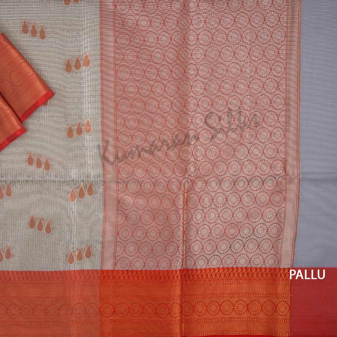 Ranvi Silk Grey Saree 32 - Kumaran Silks