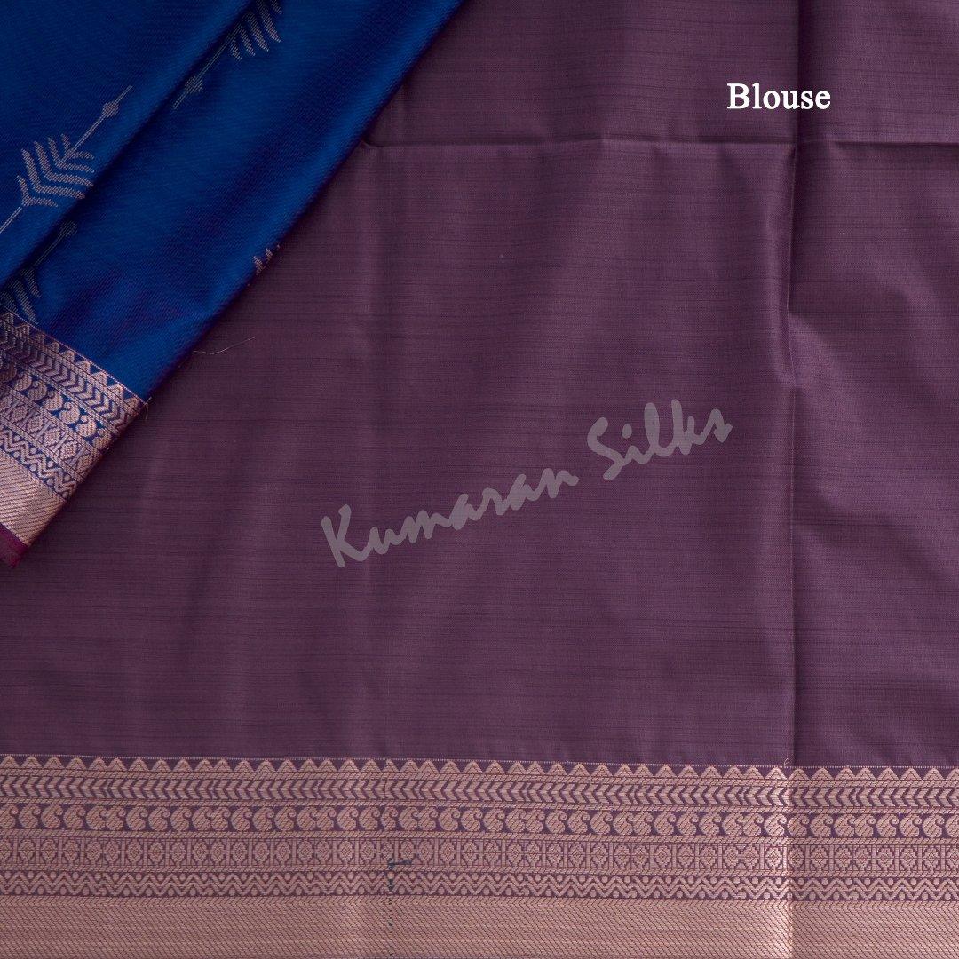 Semi Soft Silk Shot Colour Zari Worked Saree 02 - Kumaran Silks