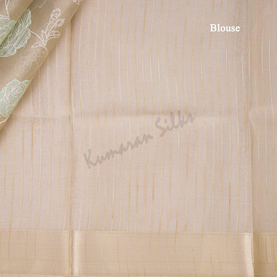 Kota Saree With Floral Thread Embroidered Work - Kumaran Silks