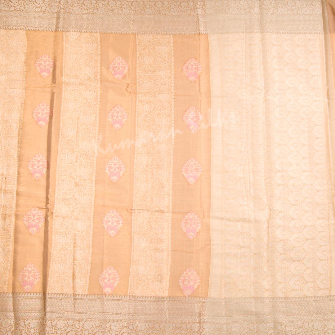 Ranvi Silk Copper Floral Saree