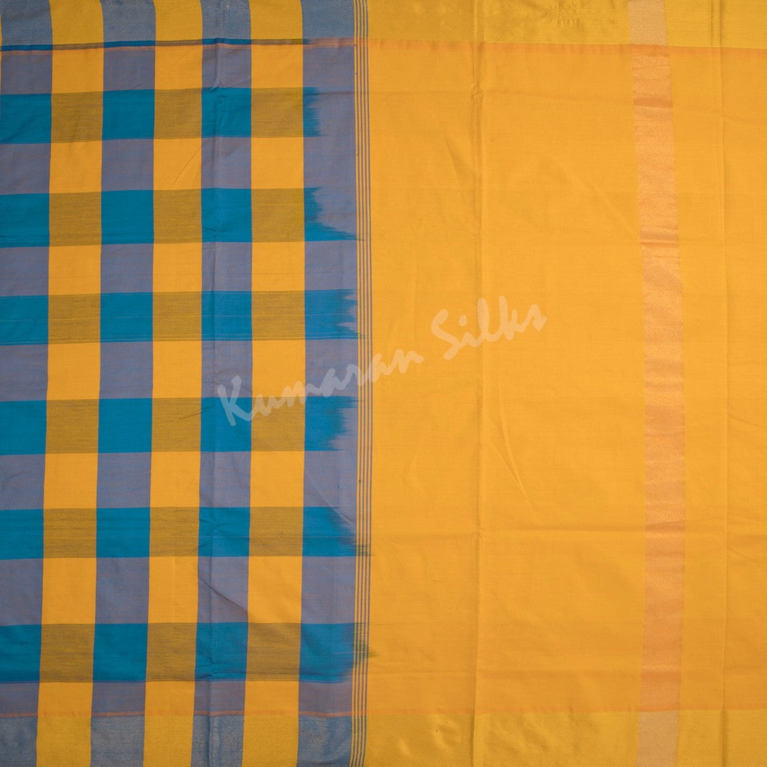 Semi Silk Cotton Multi Colour Checked Saree 02 - Kumaran Silks