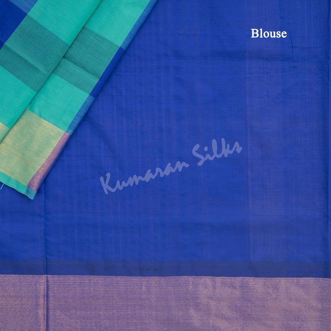 Semi Silk Cotton Multi Colour Checked Saree 04 - Kumaran Silks