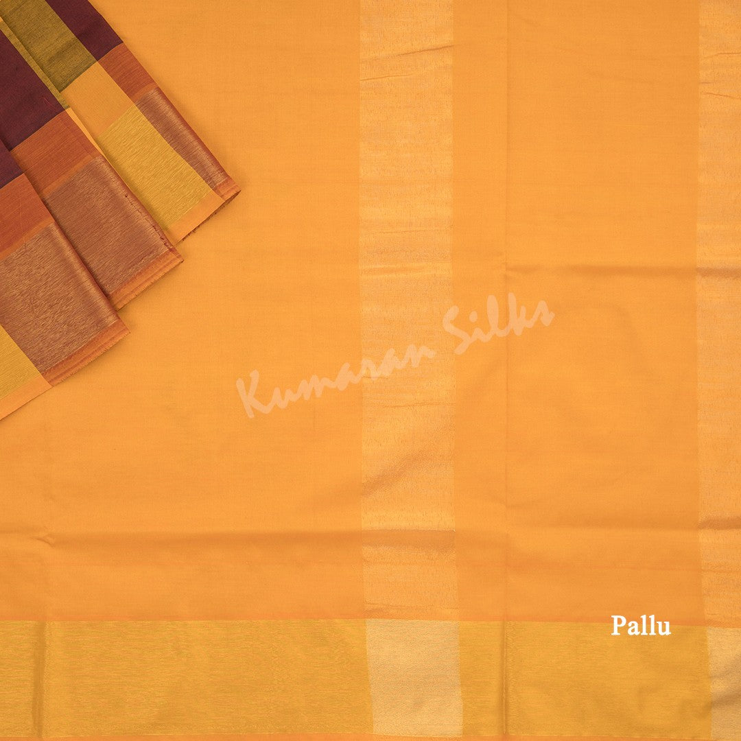 Semi Silk Cotton Multi Colour Checked Saree 05 - Kumaran Silks