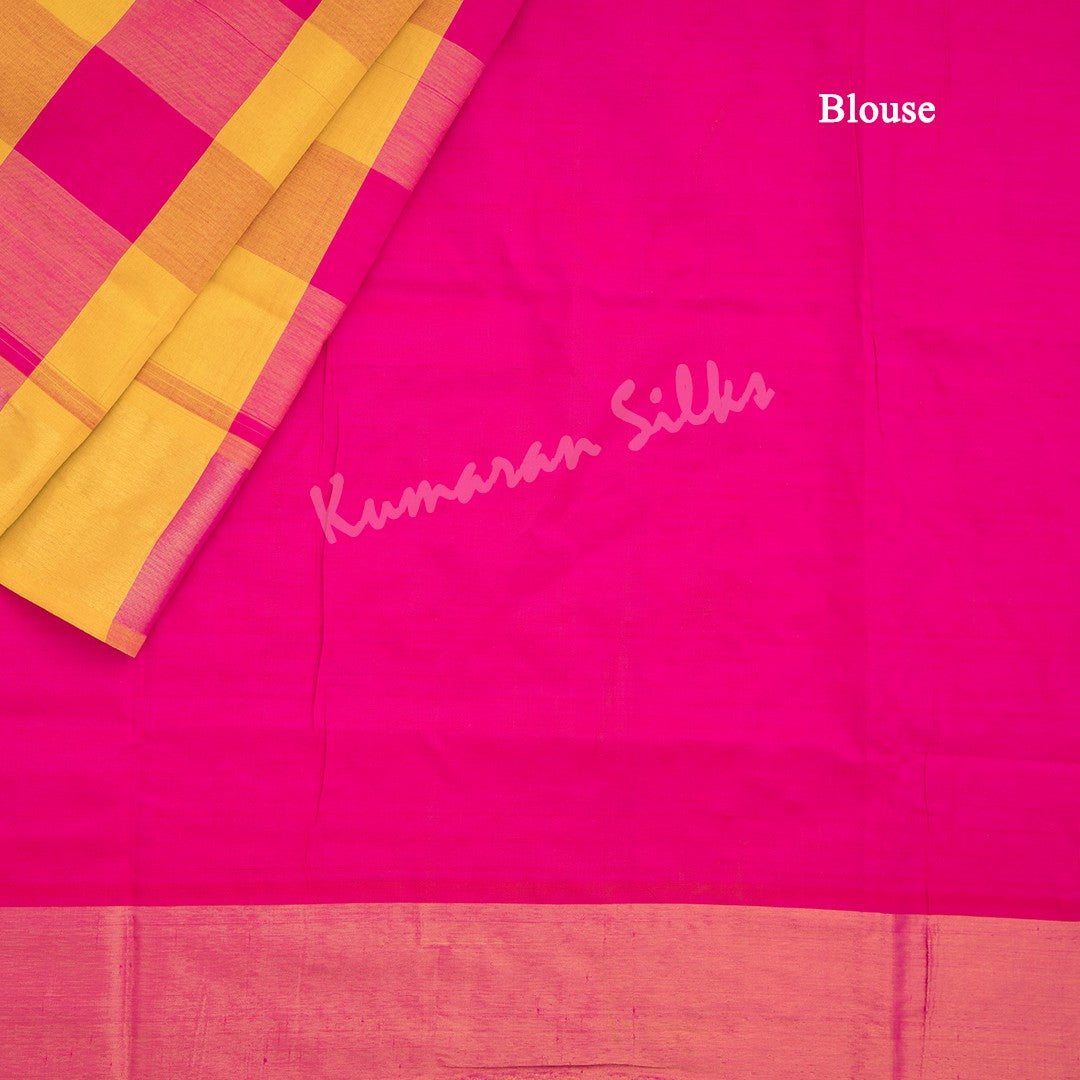 Semi Silk Cotton Multi Colour Checked Saree 06 - Kumaran Silks