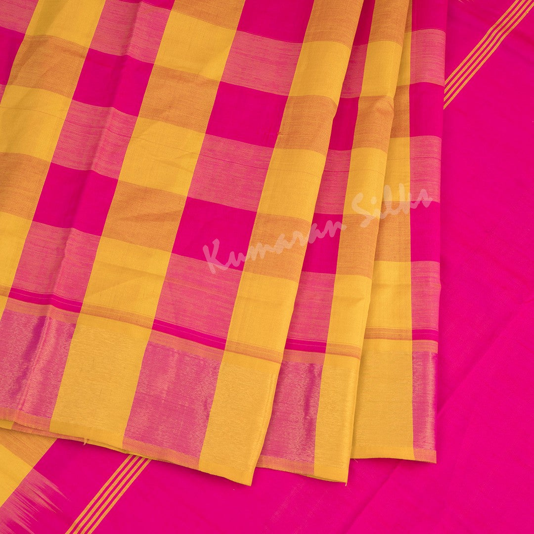 Semi Silk Cotton Multi Colour Checked Saree 06 - Kumaran Silks