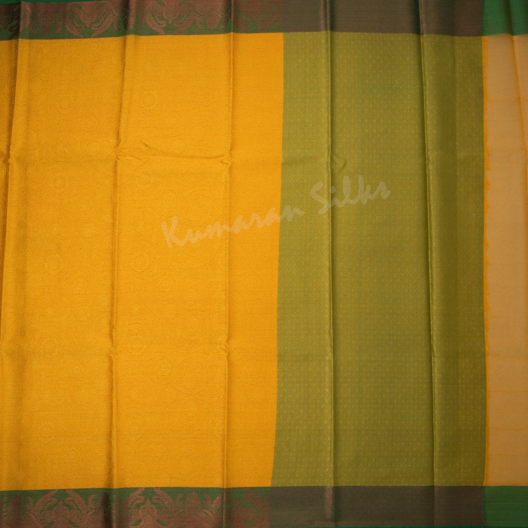 Ranvi Silk Mango Yellow Saree 10