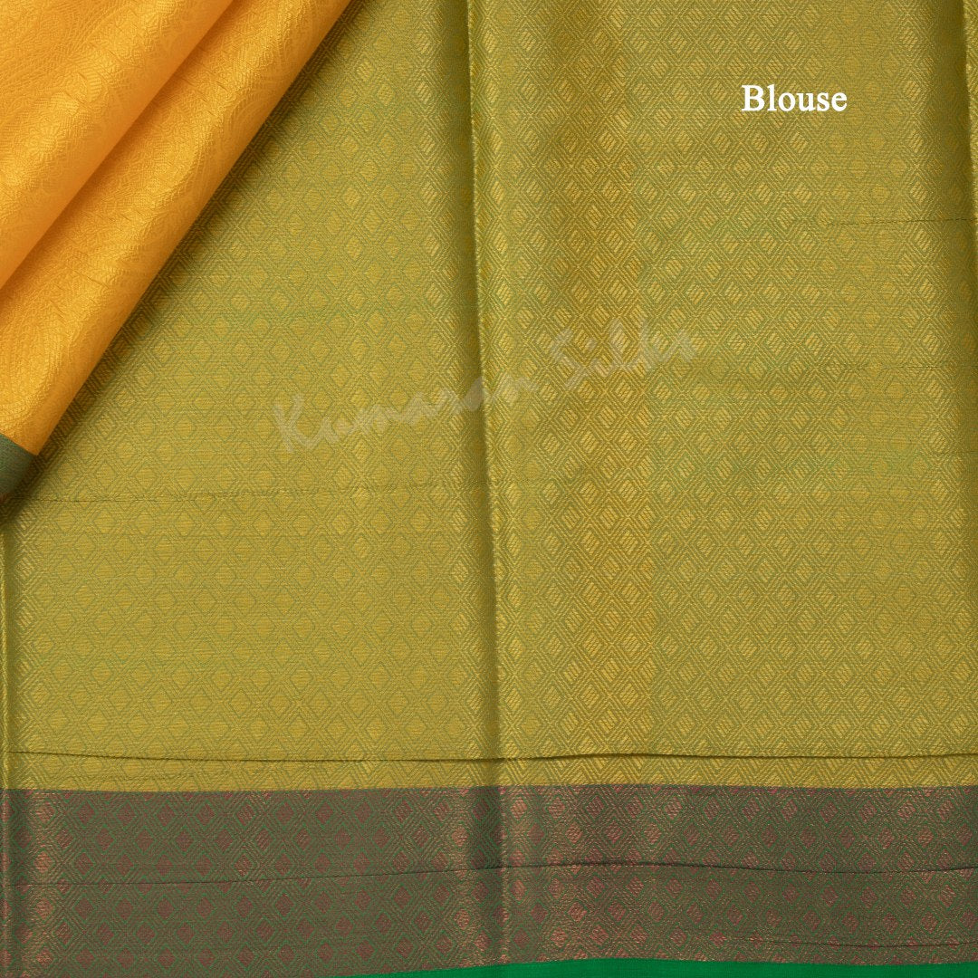 Ranvi Silk Mango Yellow Saree 10