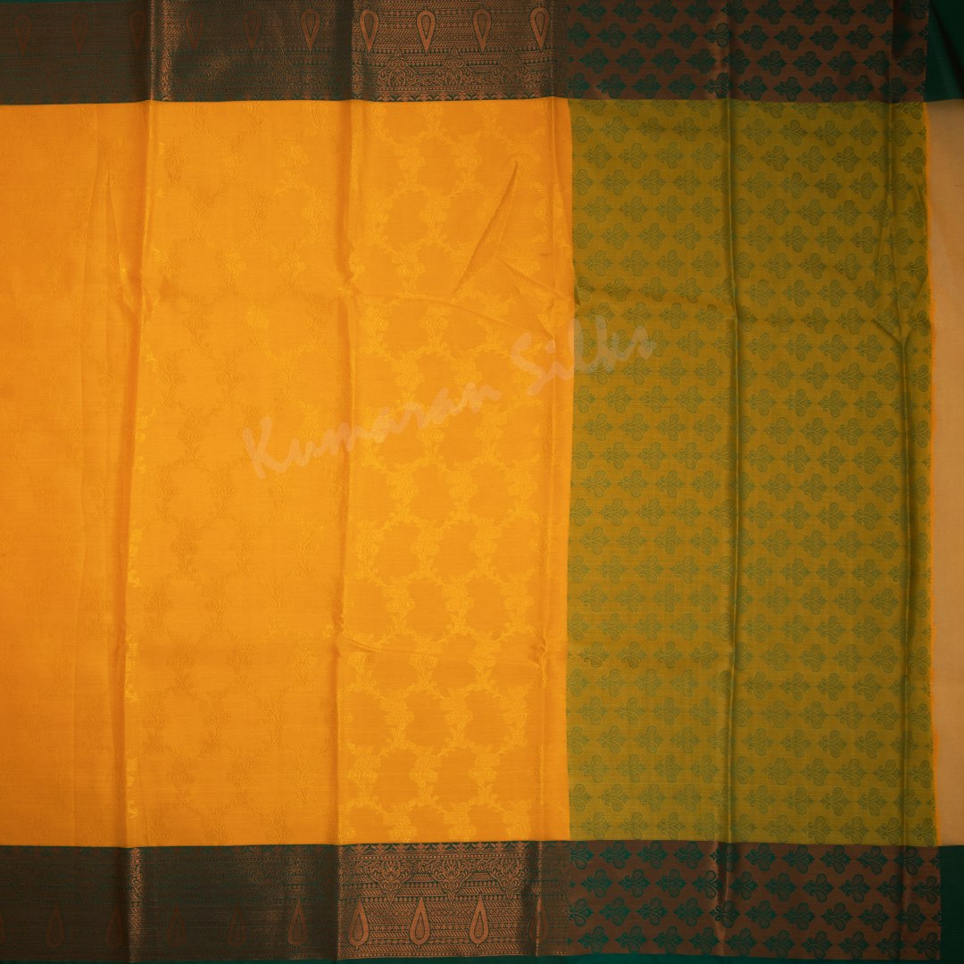 Ranvi Silk Mango Yellow Saree 11