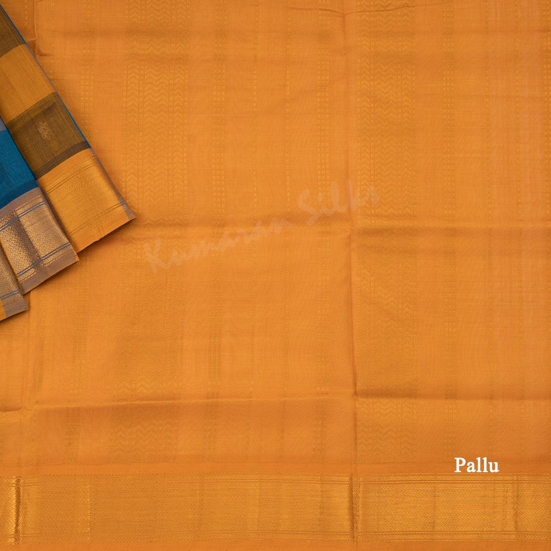 Amirthavarshni Silk Cotton Multi Colour Checked Saree 03