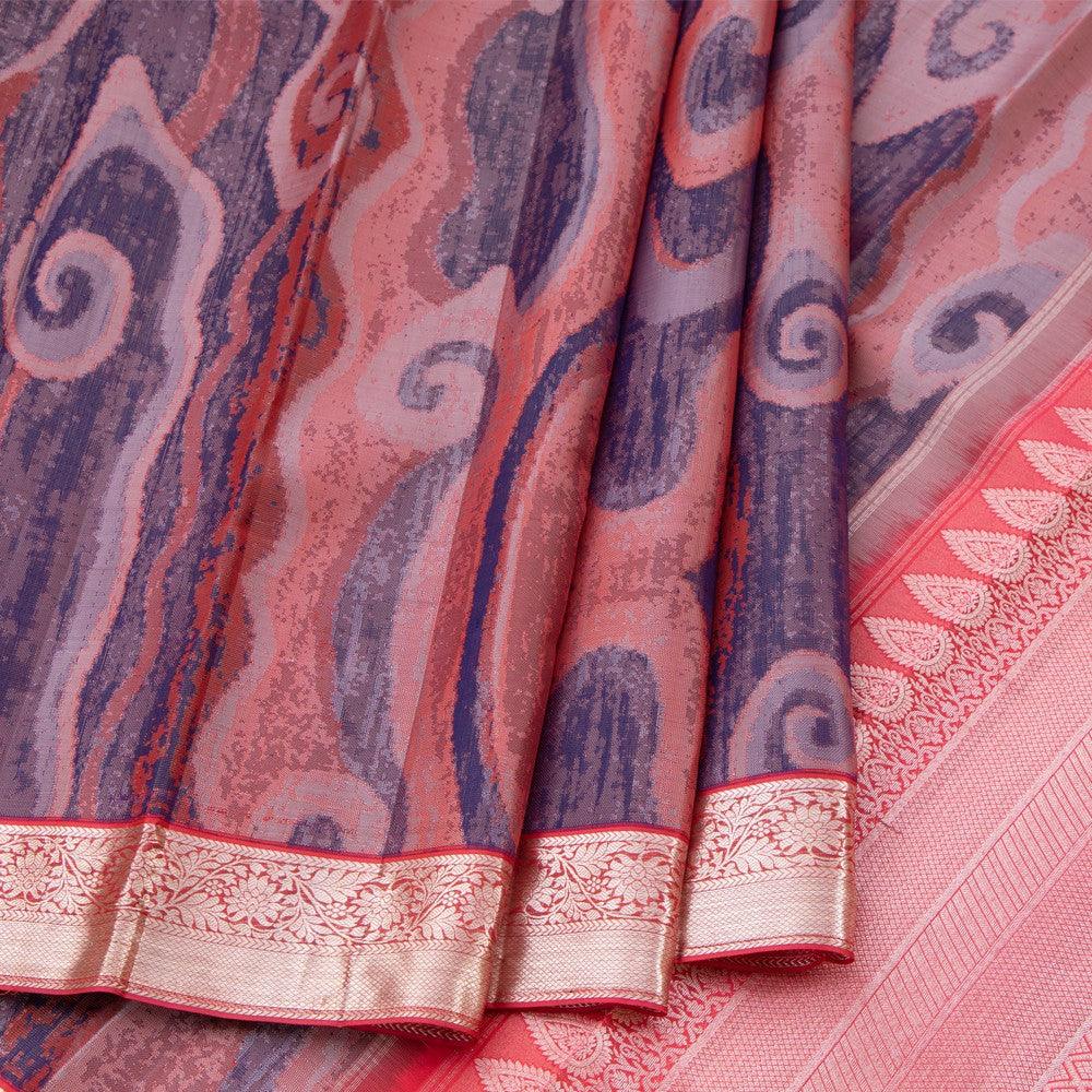 Water Art Work Silk Saree - Kumaran Silks