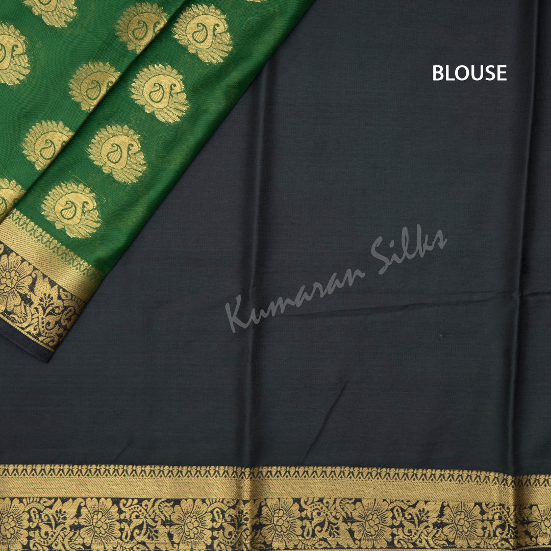 Buy Black Mysore Crepe Silk Saree T384403