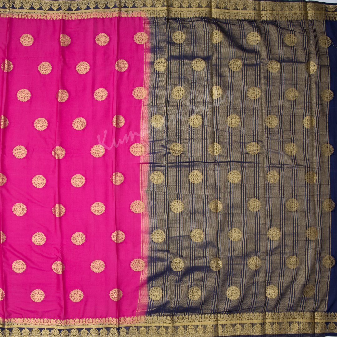 Buy Red & Blue - Semi Mysore silk online | Semi Mysoresilk from  ShrusEternity