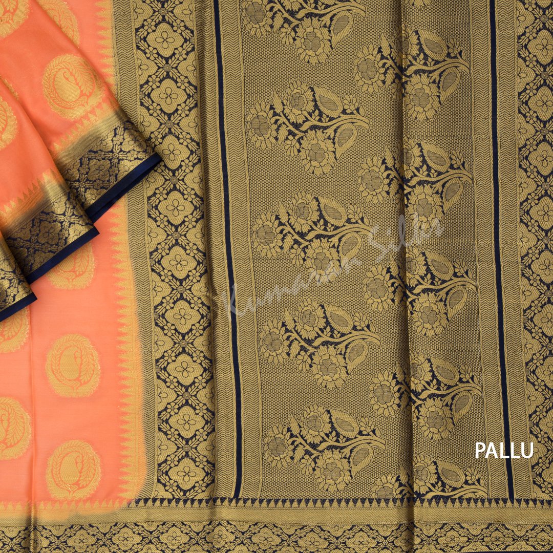 Semi mysore crape silk saree – www.vannamayil.com