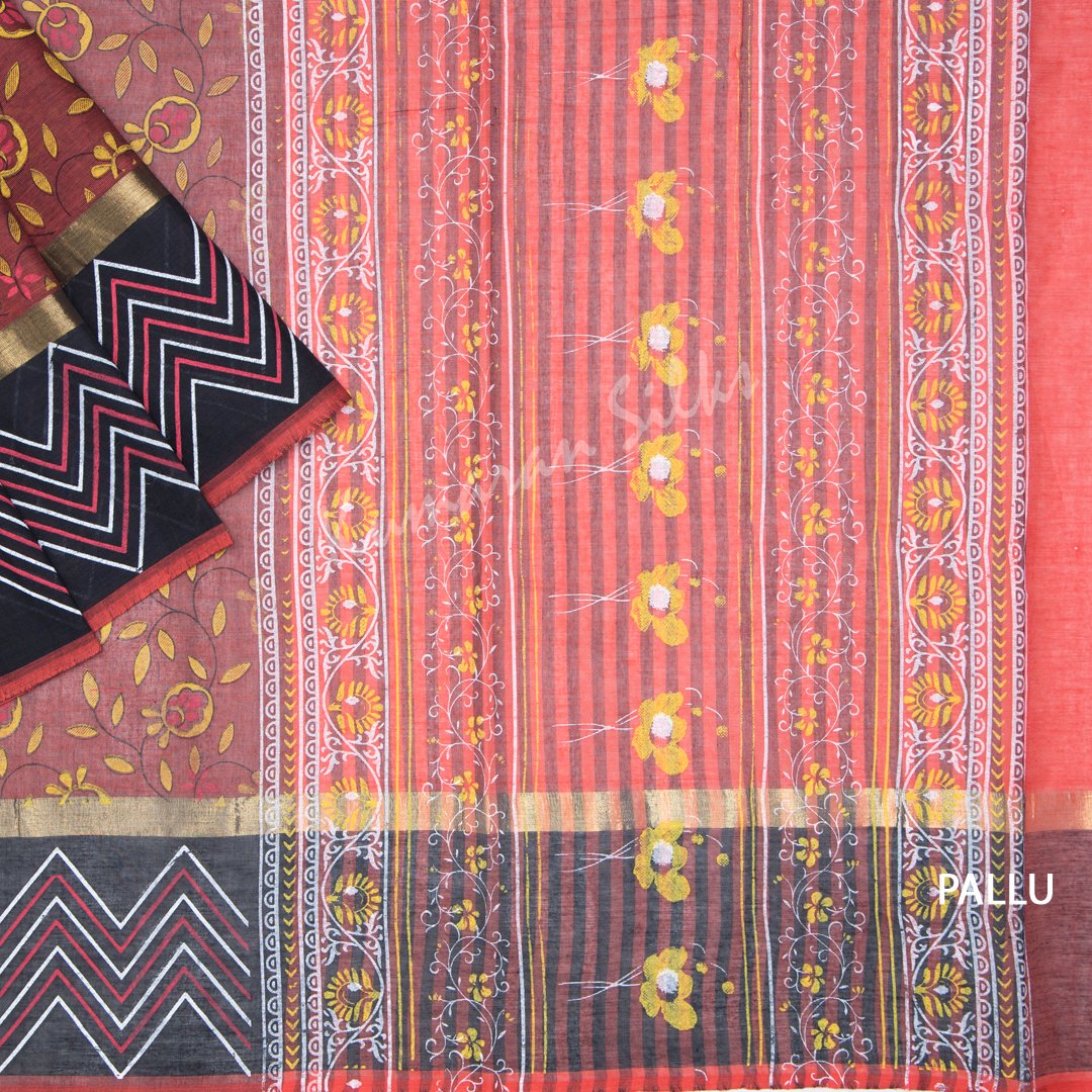 Gadwal silk cotton | Silk cotton sarees, Saree, Cotton saree