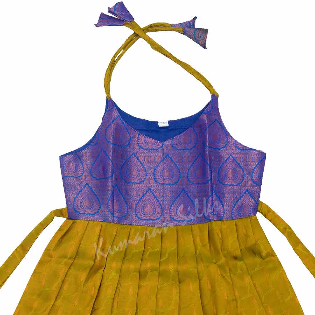 Bright Yellow Soft Cotton Dresses | Baby Girls Frock Pattern Ideas | The  Nesavu – The Nesavu