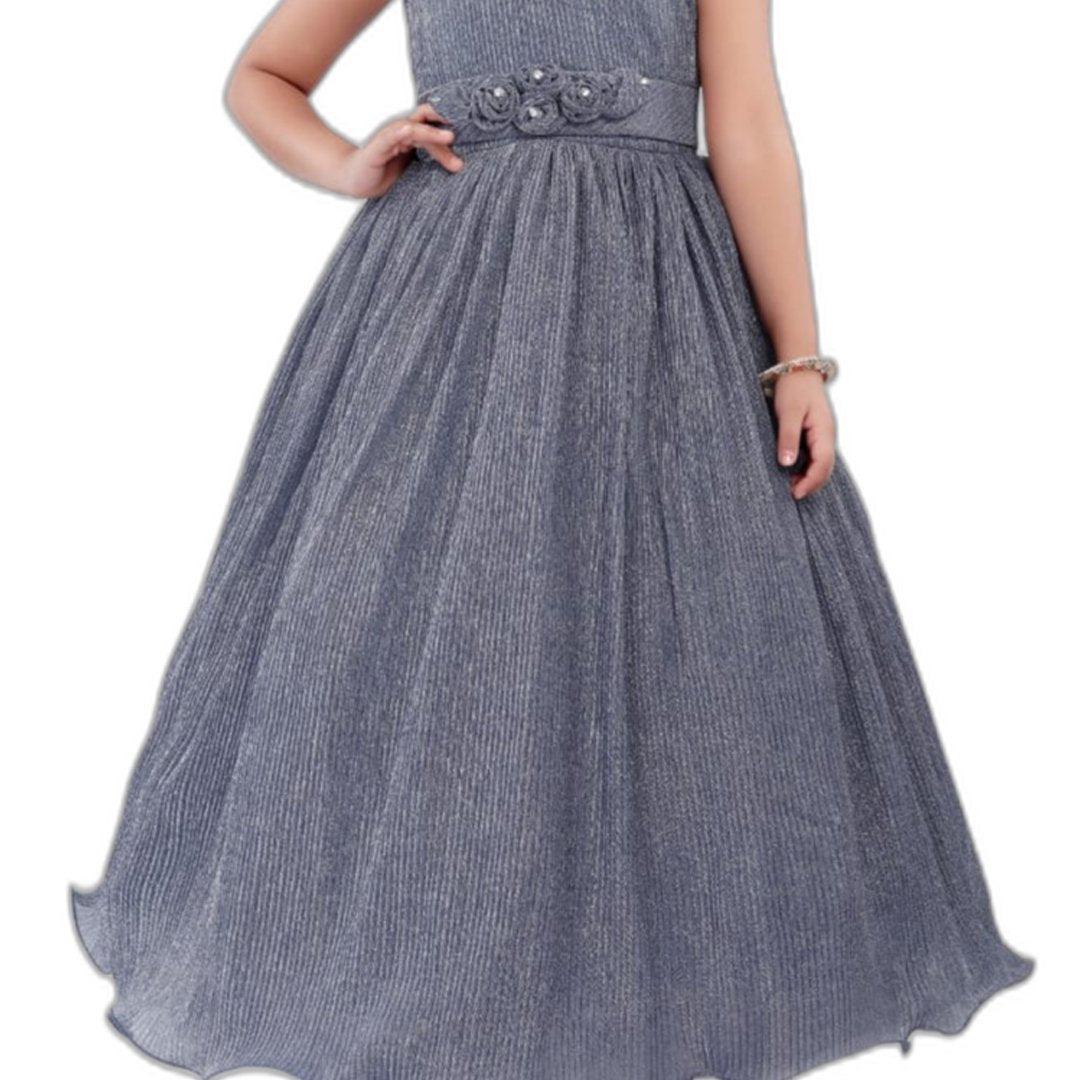 Grey long hot sale frock